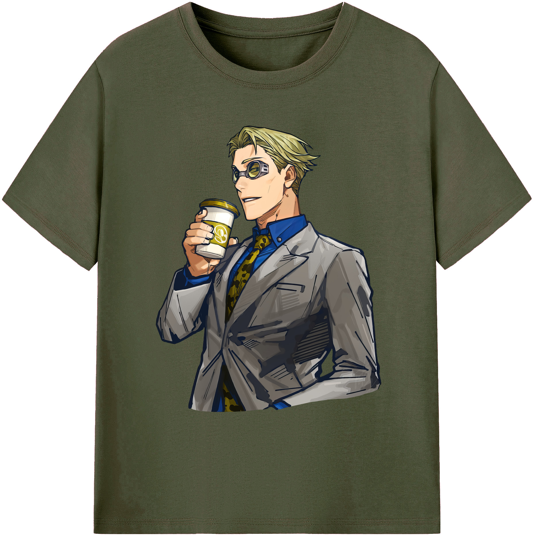 （画像用） 呪術廻戦 Jujutsu Kaisen 綿100％ メンズ半袖Tシャツ｜肌触りやわらか＆通気性